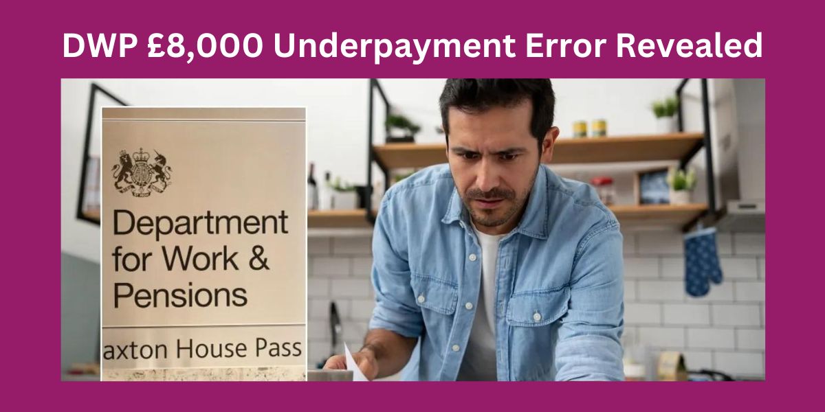 DWP £8,000 Underpayment Error Revealed