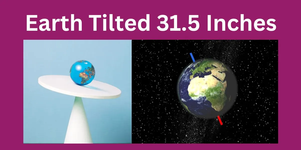 Earth Tilted 31.5 Inches